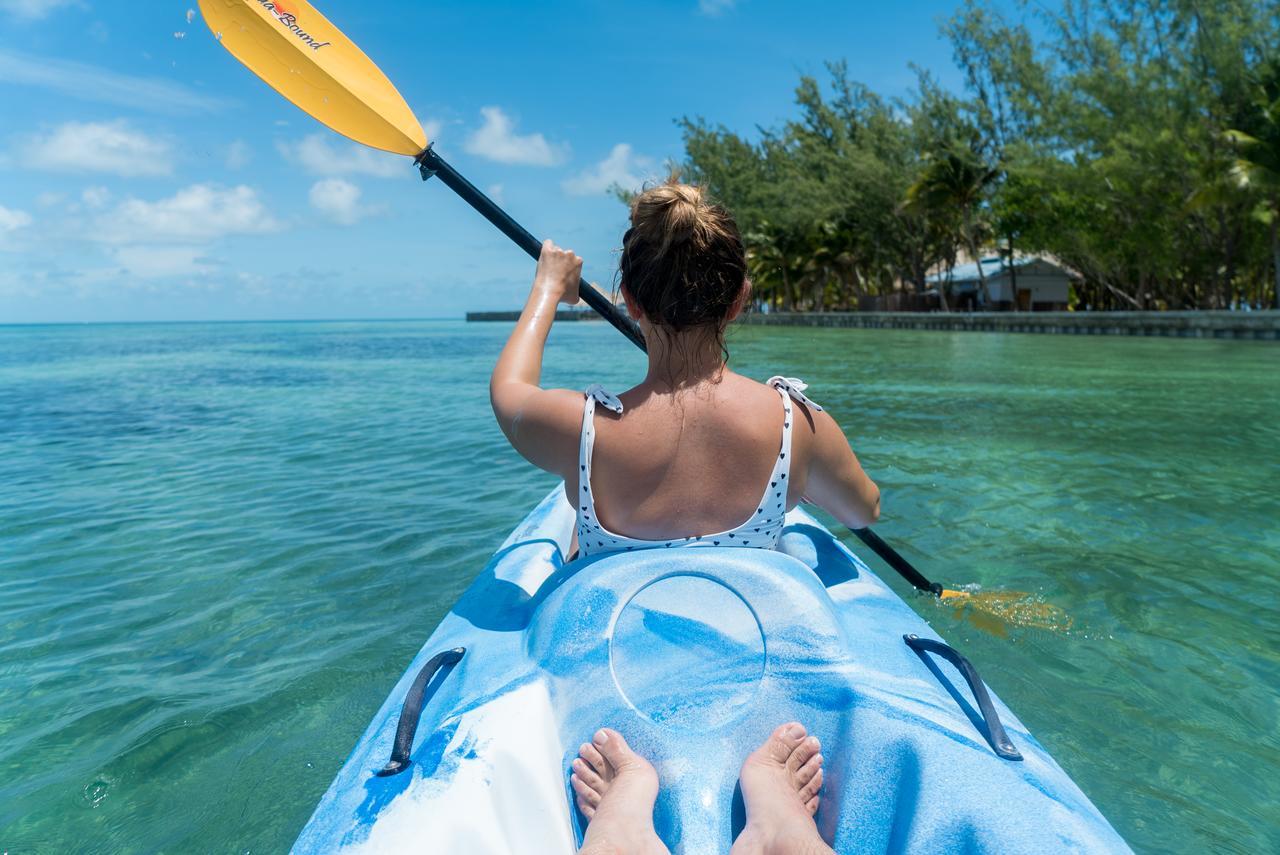 Thatch Caye Resort A Muy'Ono Resort Hopkins Eksteriør billede